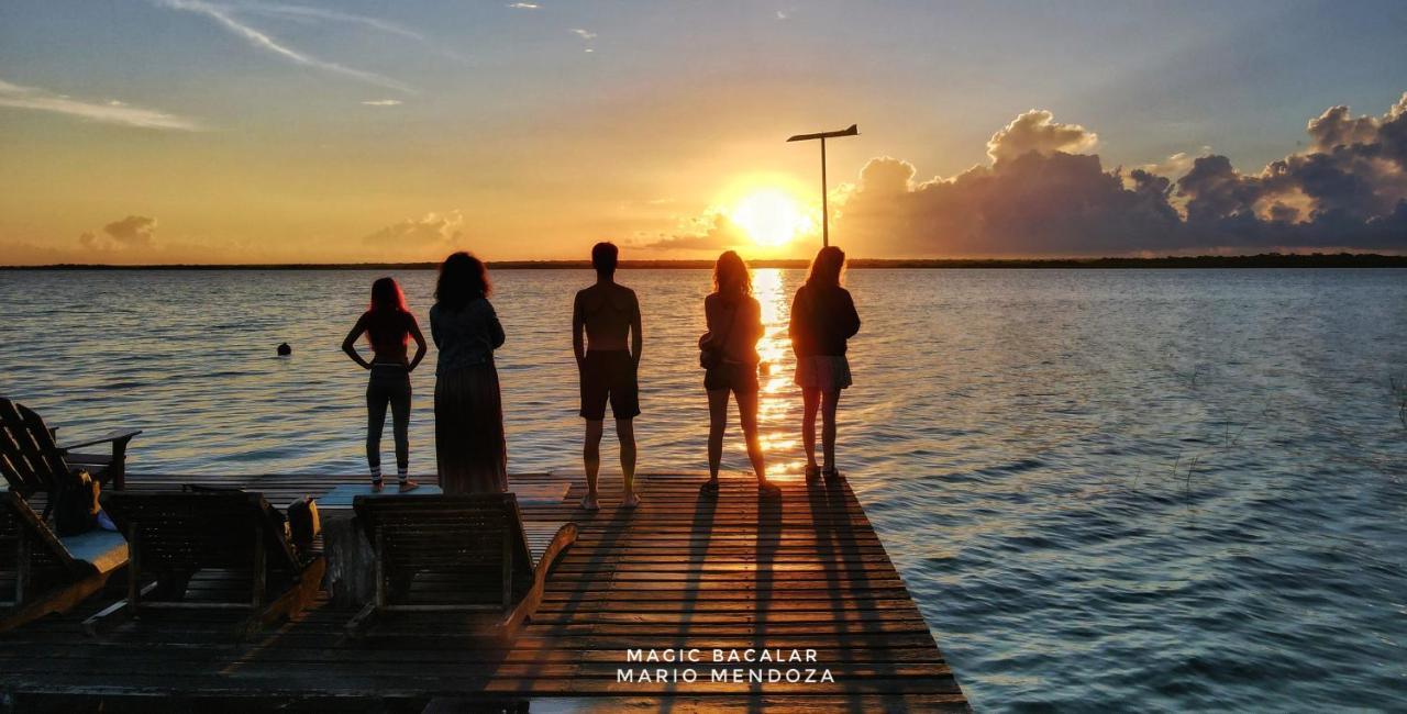 Cabanas Hostal & Camping Magic Bacalar Buitenkant foto
