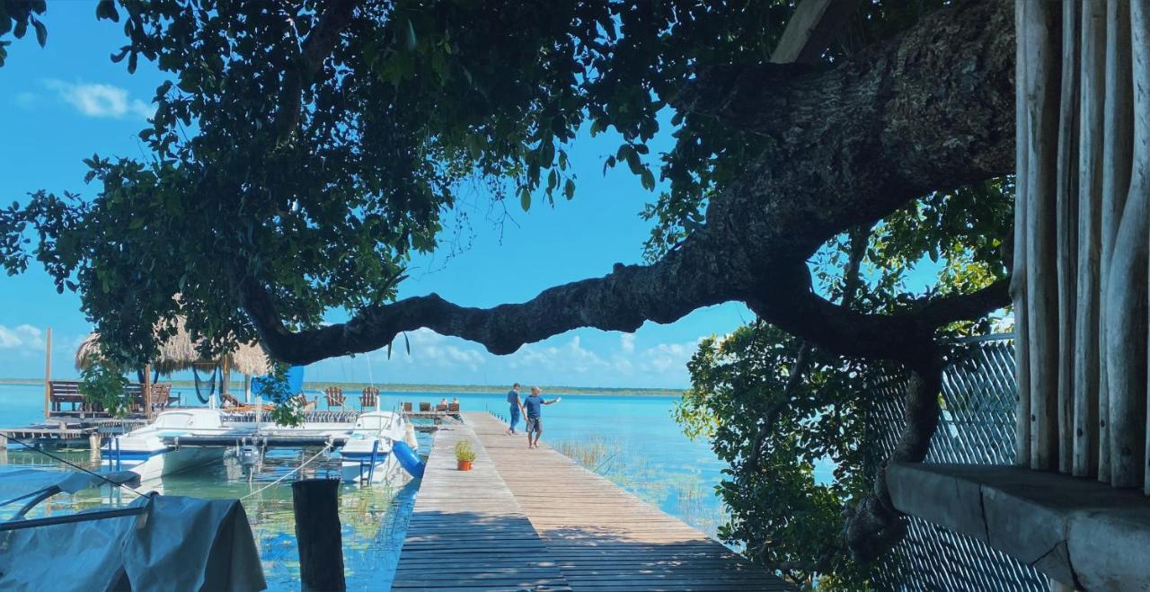 Cabanas Hostal & Camping Magic Bacalar Buitenkant foto